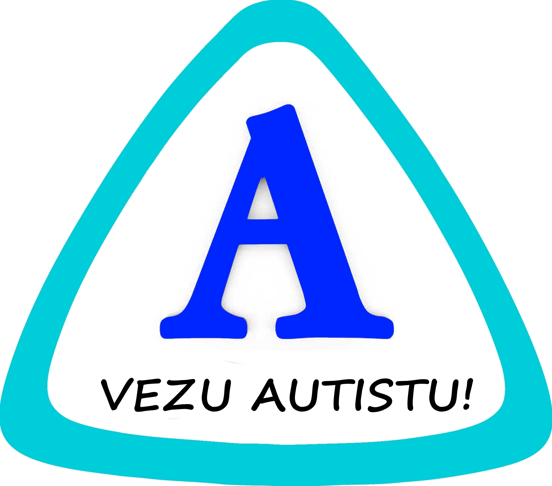 Samolepka na auto " vezu autistu "modrá