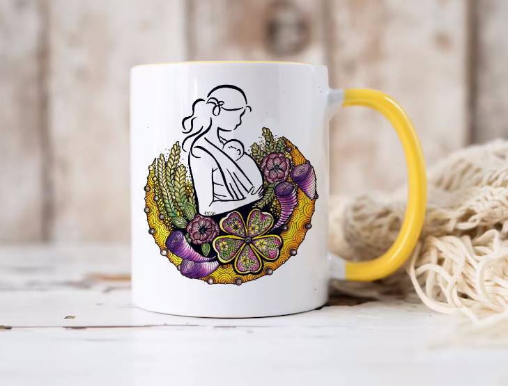 Hrnek Hrdě nosím "V srdci navždy" oboustranný