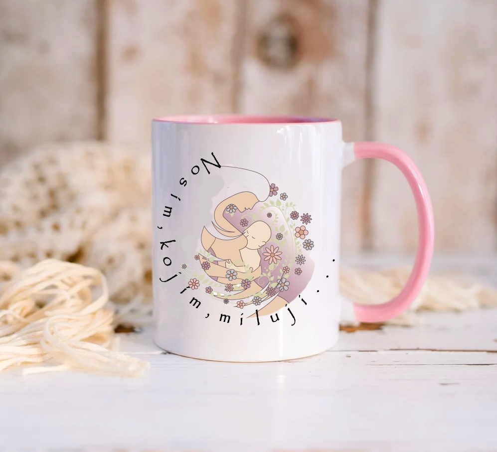 Hrnek Hrdě nosím "Nosím kojím"