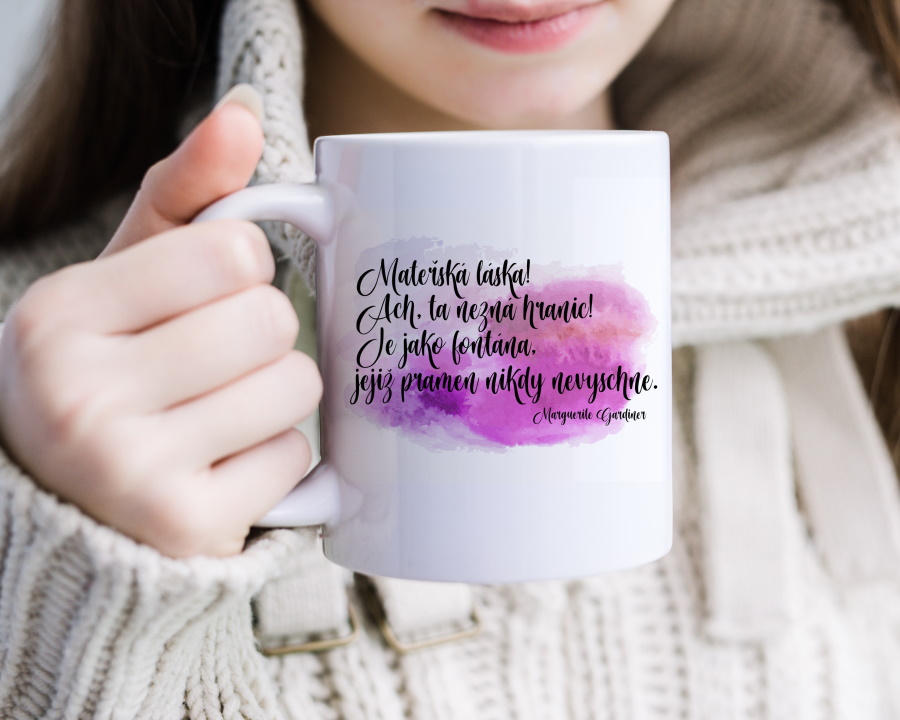 Hrnek Hrdě nosím "Mateřská láska" oboustranný