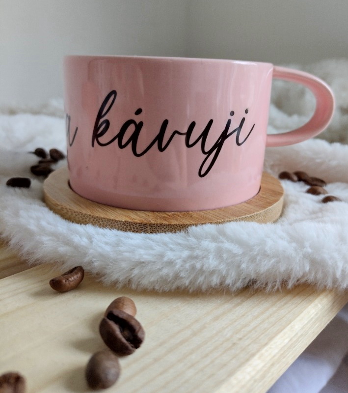 Makronka "Miluji a kávujii"