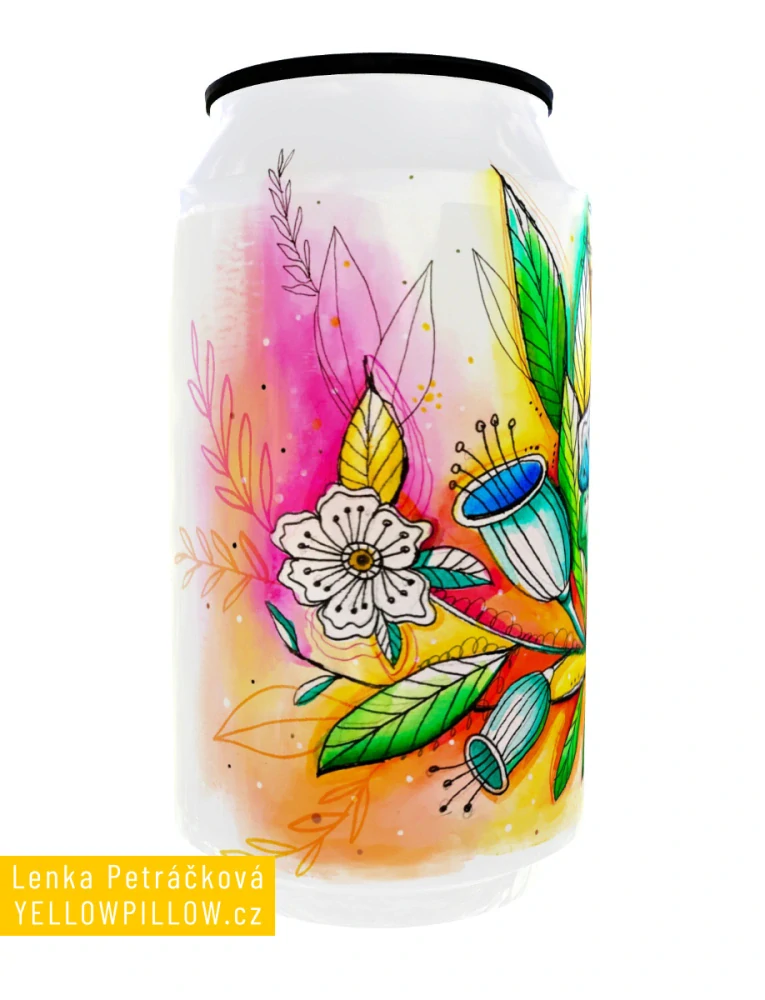 Termoplechovka Barevné květy