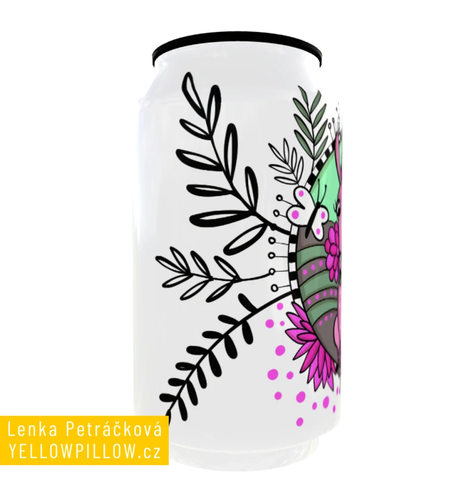 Termoplechovka Lama v kolečku