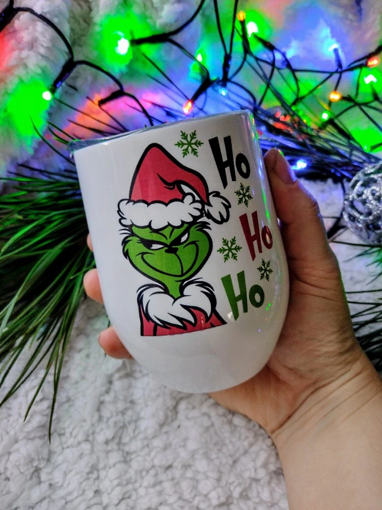 Termohrnek bílý Grinch