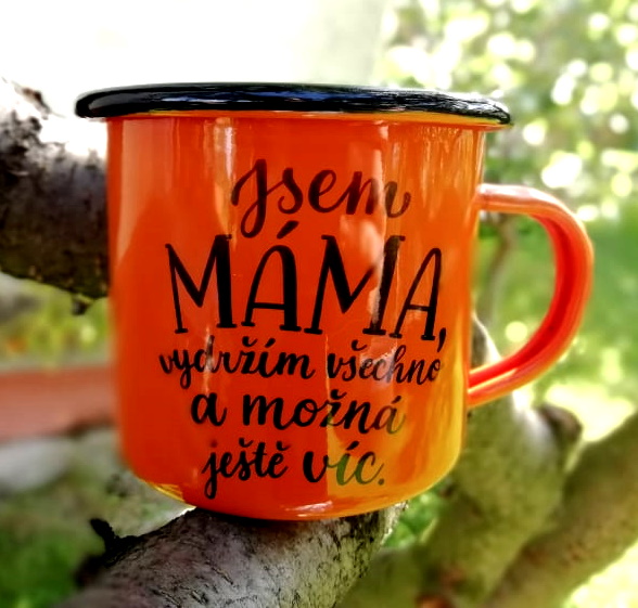 Plecháček oranžový Jsem máma