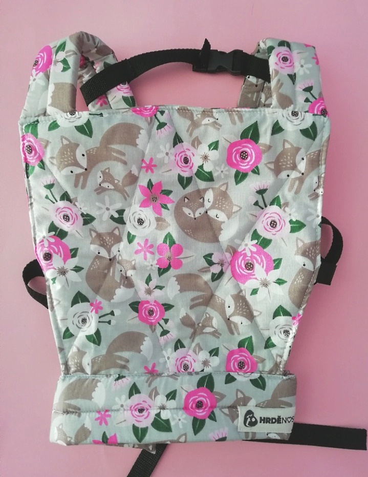 Dětské nositko lišky s liščaty