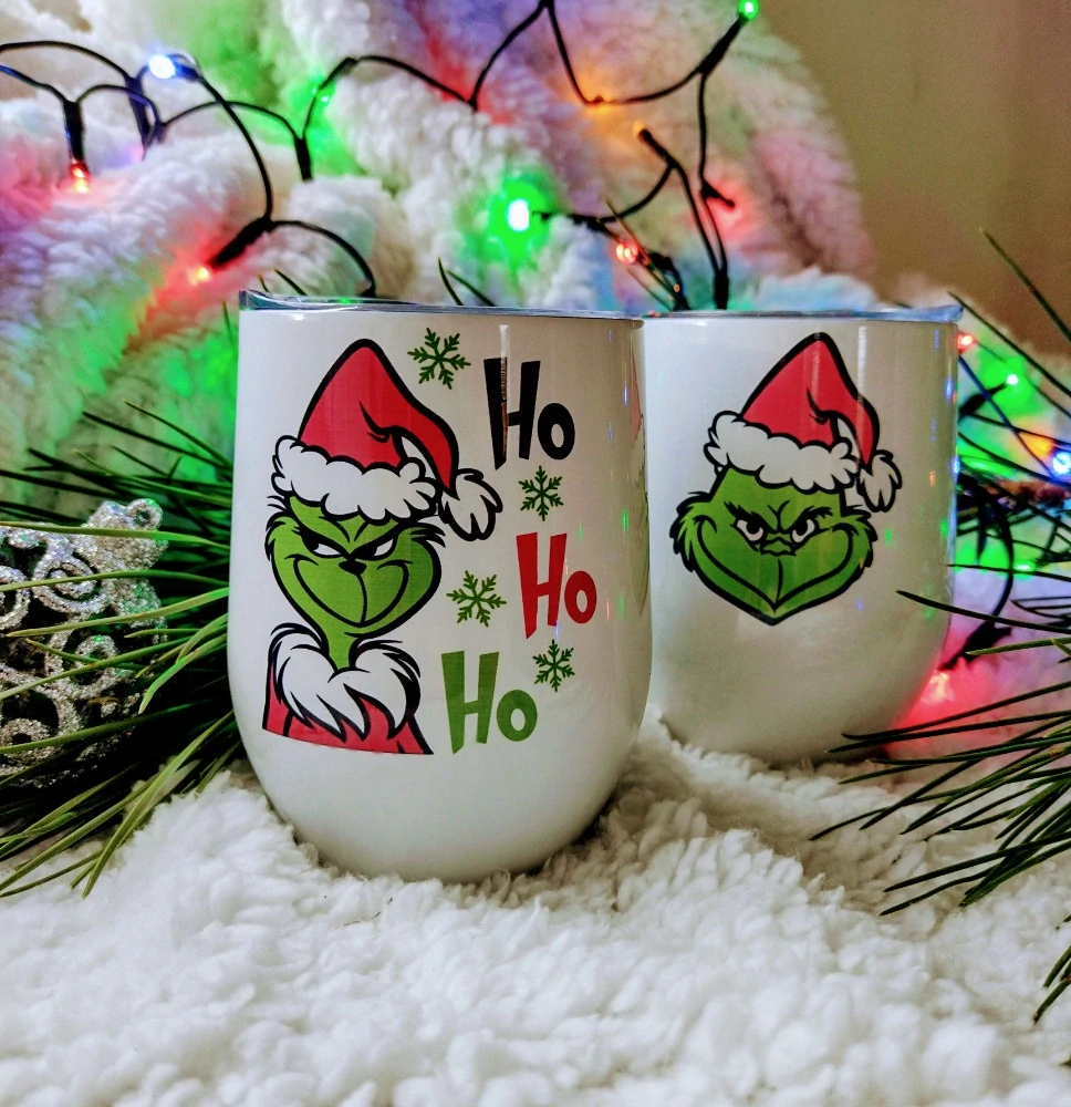 Termohrnek bílý Grinch