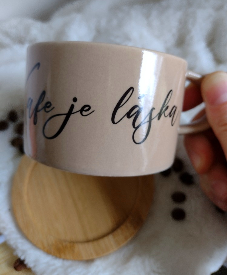 Makronka "Kafe je láska"