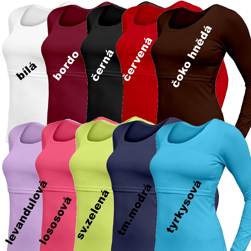 Kojící tričko/tílko, motiv matka a syn