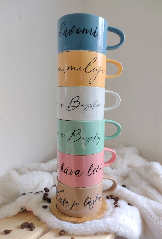 Makronka "Miluji a kávujii"