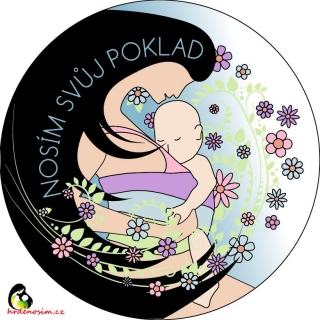  „Nosím svůj poklad" světlá modrá