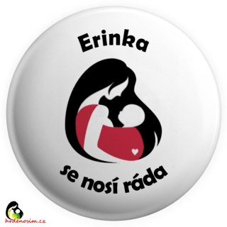 Placka „Na přání“ různé barvy/vlastní jméno