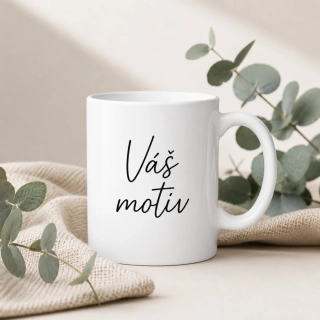 Keramický hrnek klasik bílý 300ml